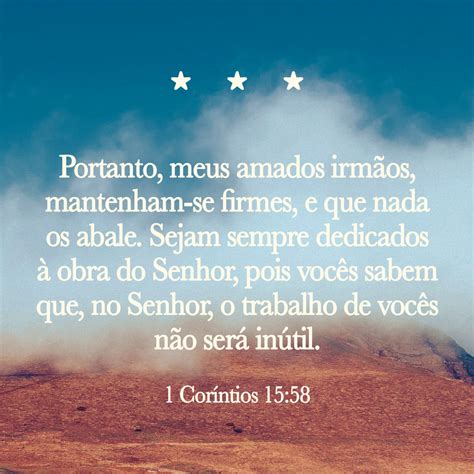 Portanto, meus amad.